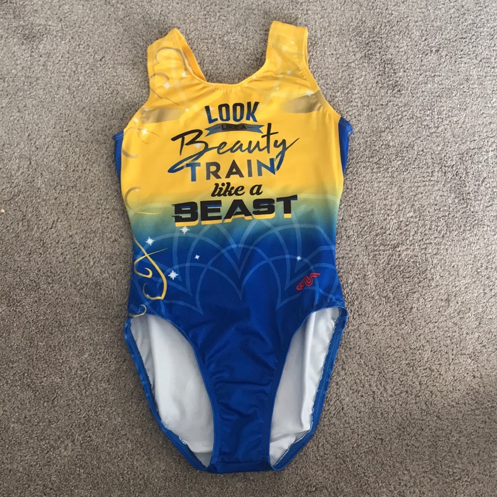 alpha factor gymnastics leotard